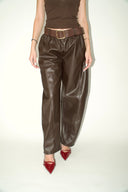 Leather Pants With Belt