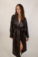 Maxi Leather Coat