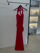 Maxi Dress With Cut Detail ￼