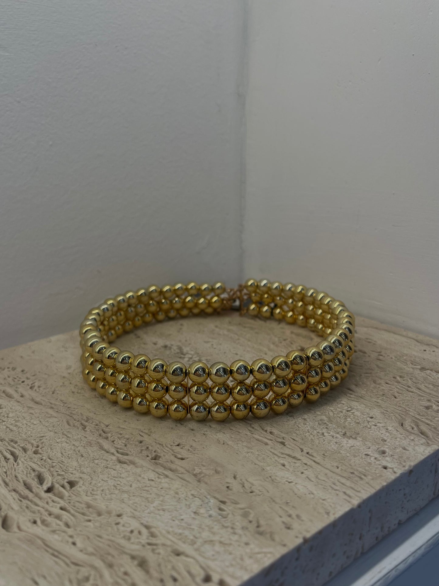Triple Gold Necklace