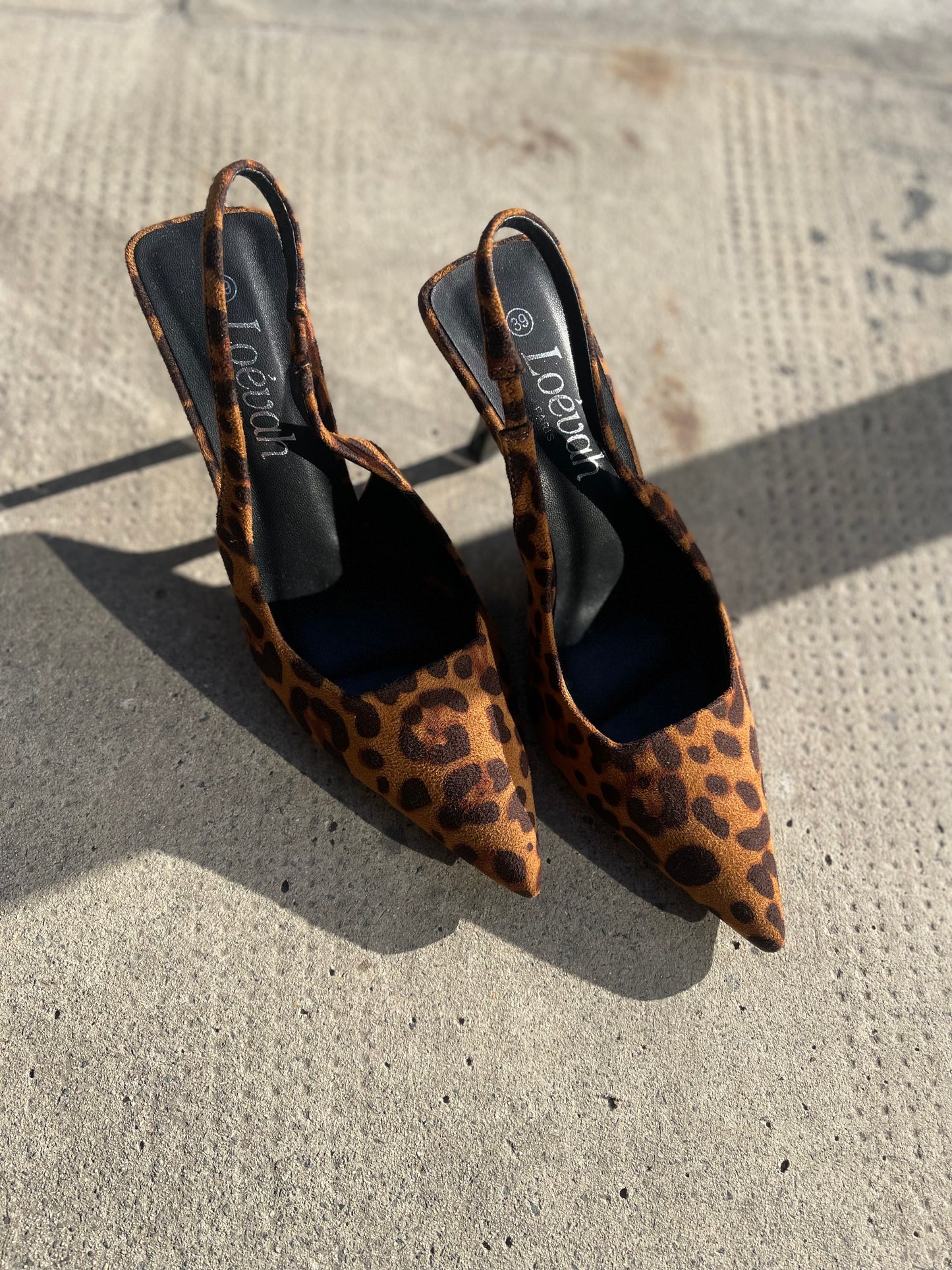 Leopard heels