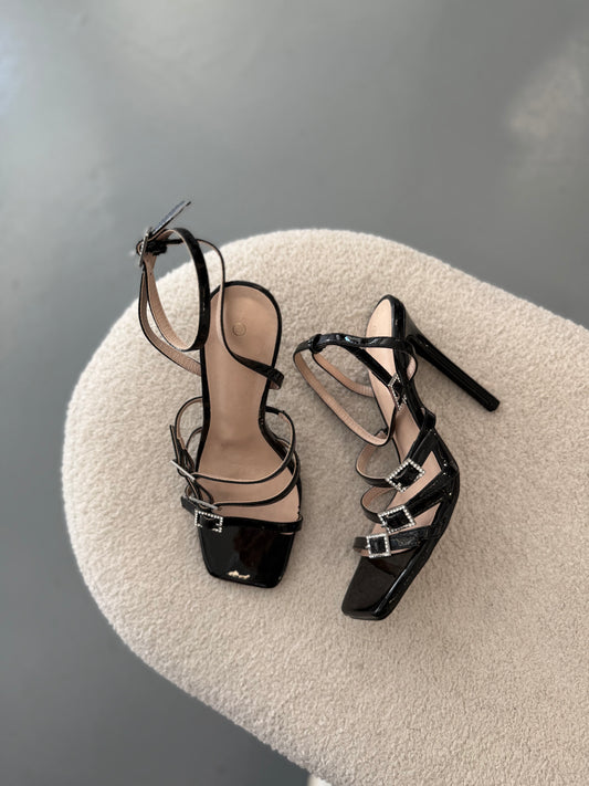 Black Heels With Straps
