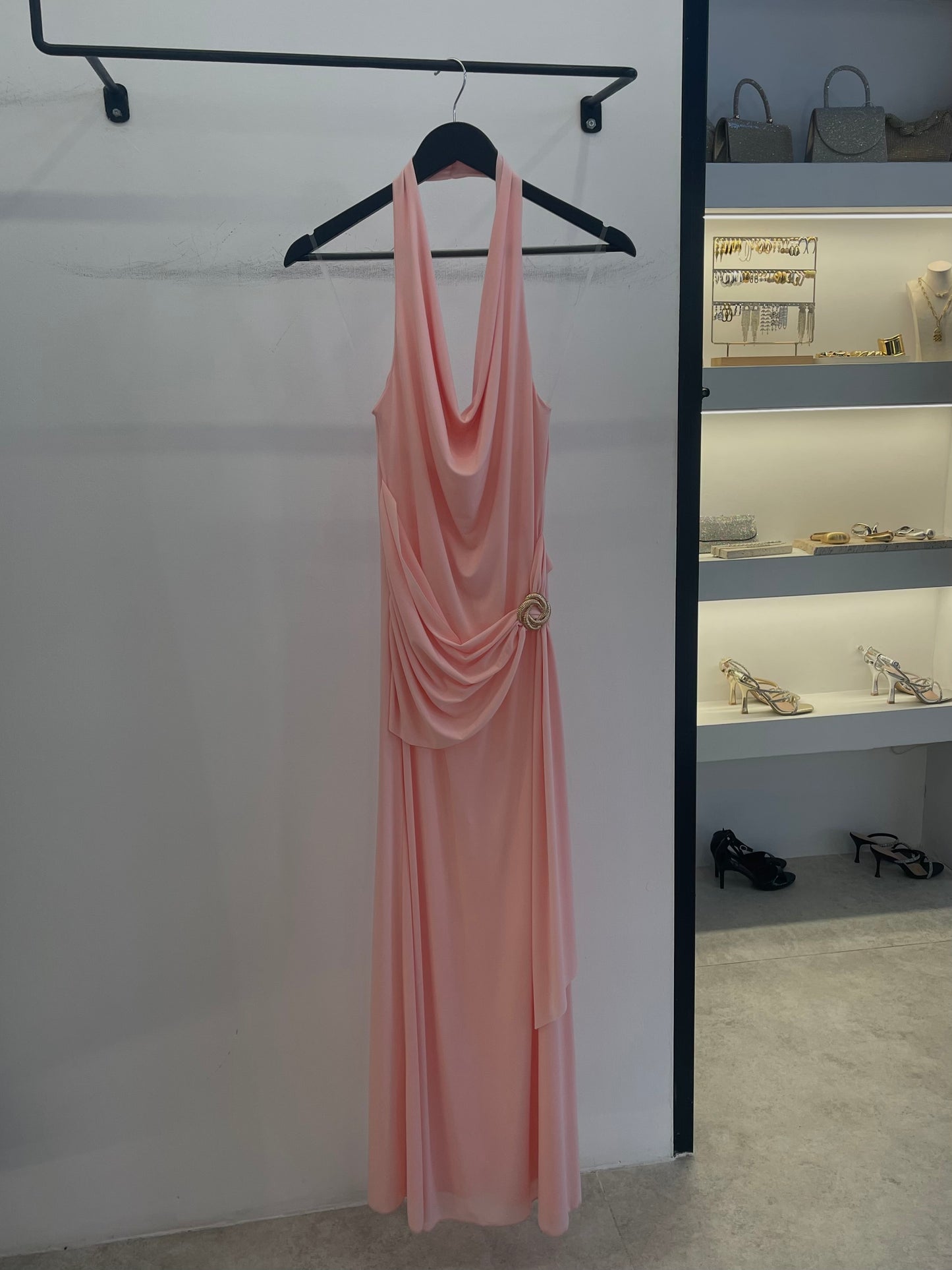 Maxi Dress With Gold Detail