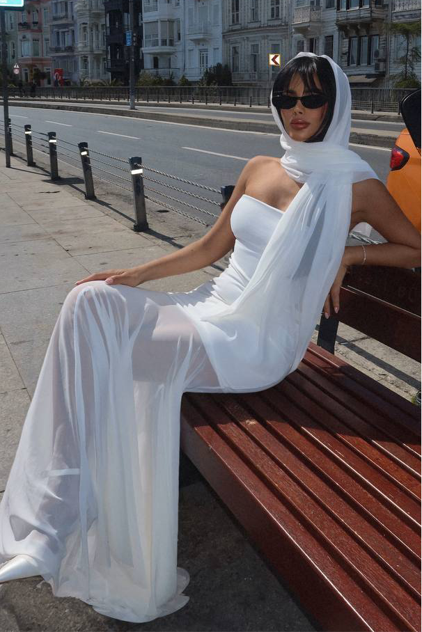 Julia Dress White