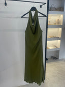 Backless Satin Dress