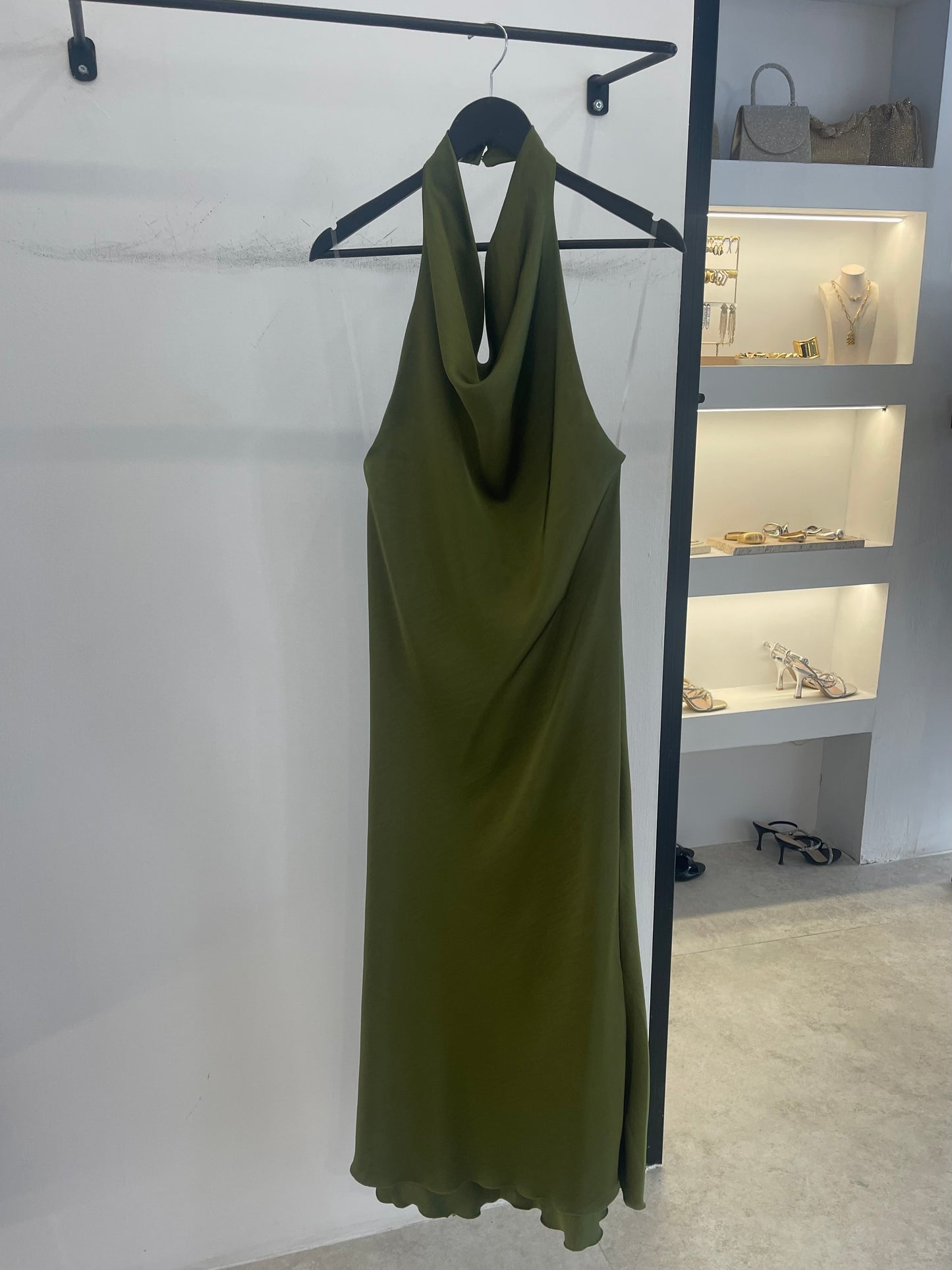 Midi Satin Dress