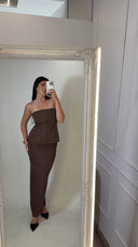 Corset Set Brown