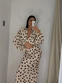 Polka Dot Kimono Set