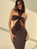 Maxi Open Back Dress