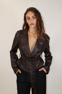 Crop Belted Jacket