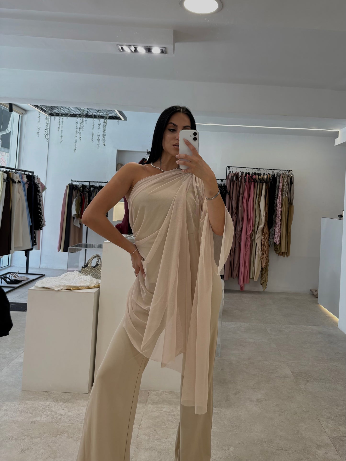 One Shoulder Jumpsuit