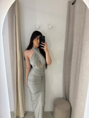 Emilia Maissy Collection Dress Silver
