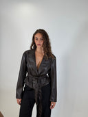 Crop Belted Jacket
