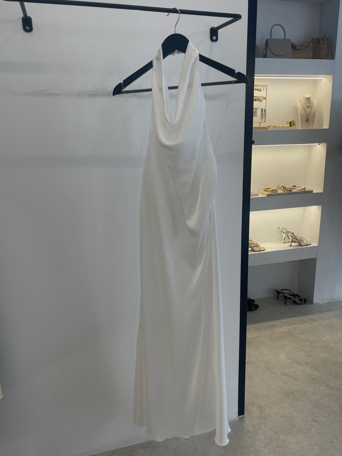 Midi Satin Dress