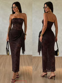 Strapless Lace Dress