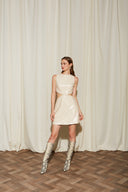Vinyl Dress Beige