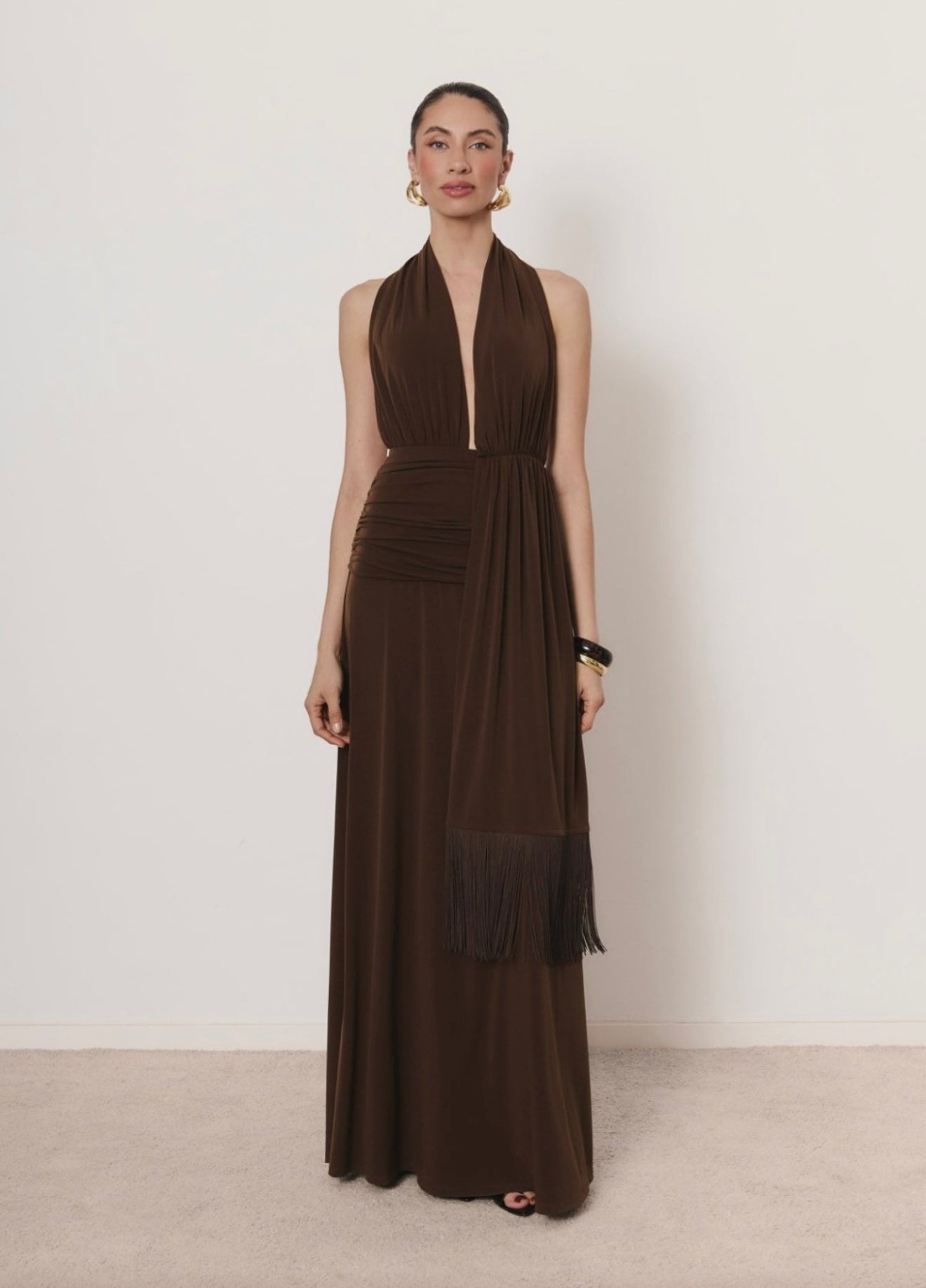 Maxi V Dress