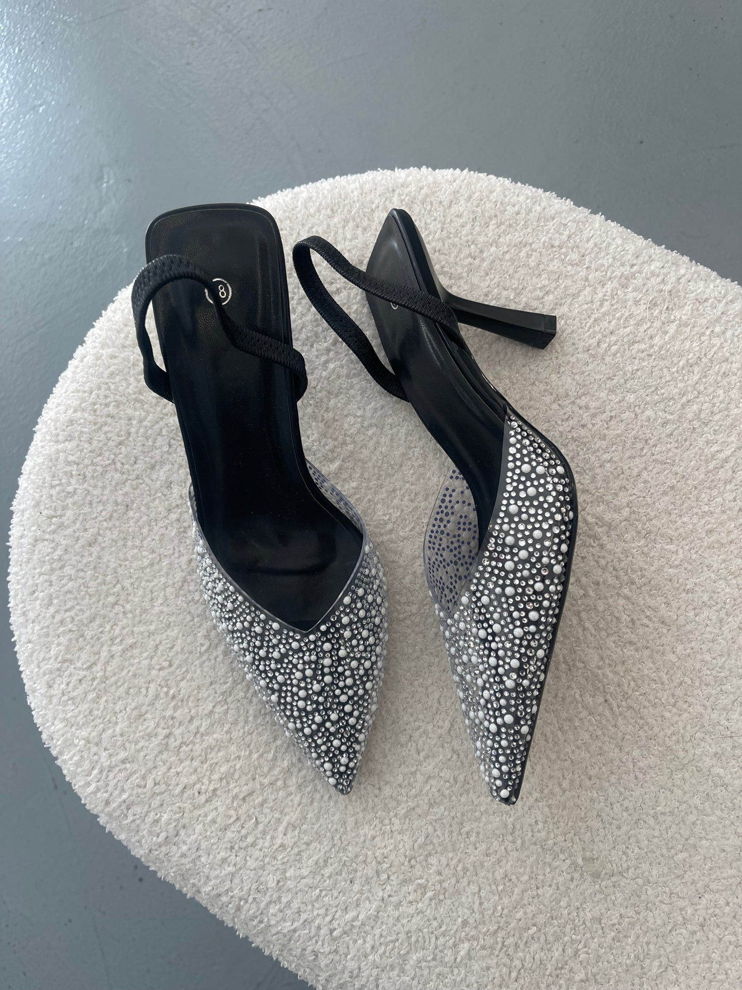 Perla Black Heels