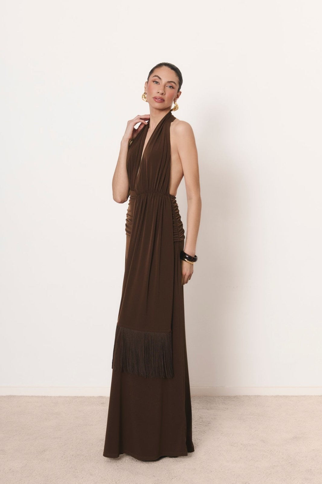 Maxi V Dress