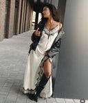 Maxi Satin Dress