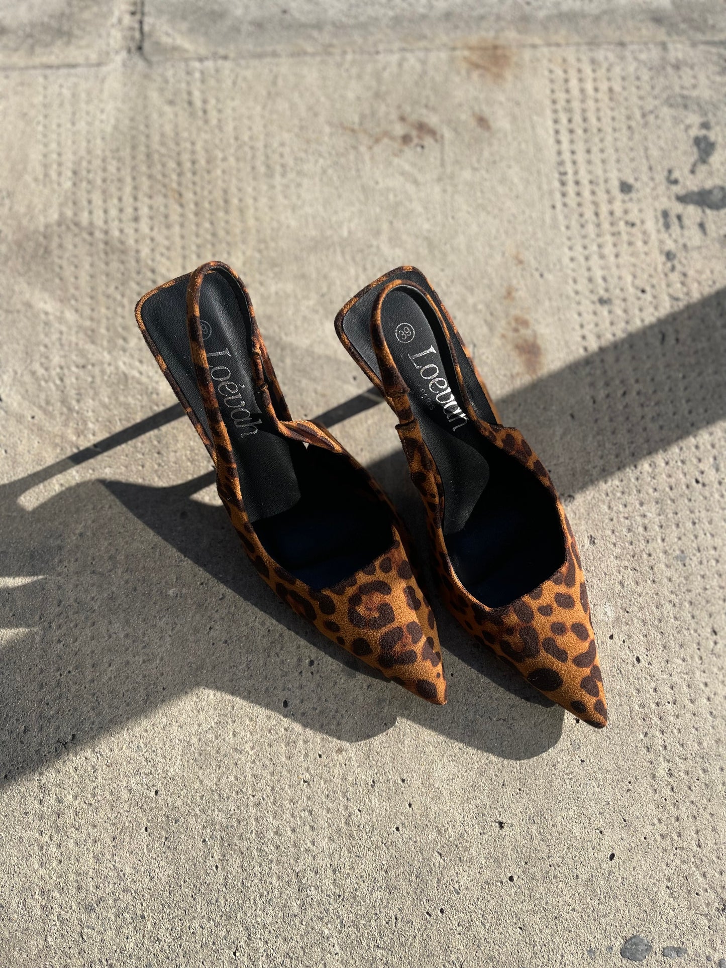 Leopard heels