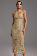Cienna Exclusive Gold Dress