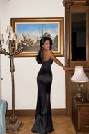 Vicky Satin Maxi Dress