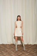 Vinyl Dress Beige
