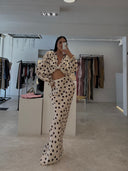 Polka Dot Kimono Set