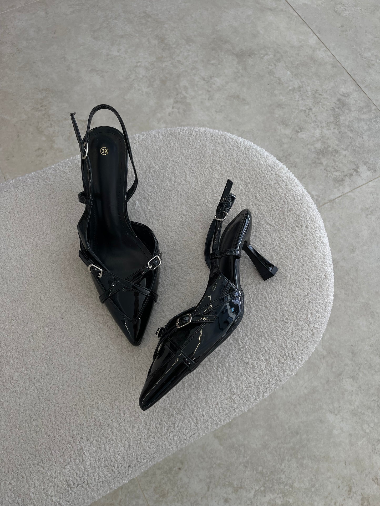 Black Heels With Straps