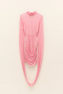 Lumina Mesh Mini Dress