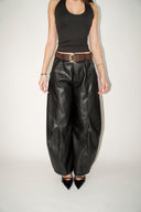 Leather Pants With Belt