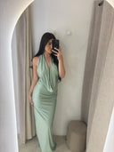 Mery Maissy Collection Dress Silver Mint