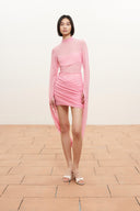 Lumina Mesh Mini Dress