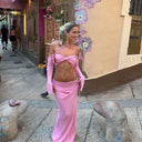 Pink Beachwear Set