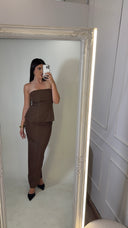 Corset Set Brown