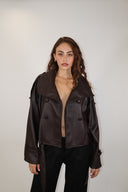 Belted Leather Jacket