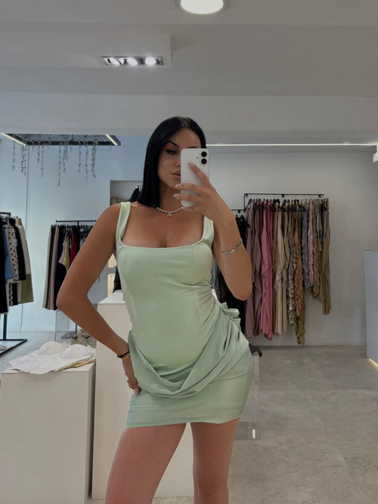 Mini Satin Dress