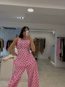 Polka Dot Vest Set