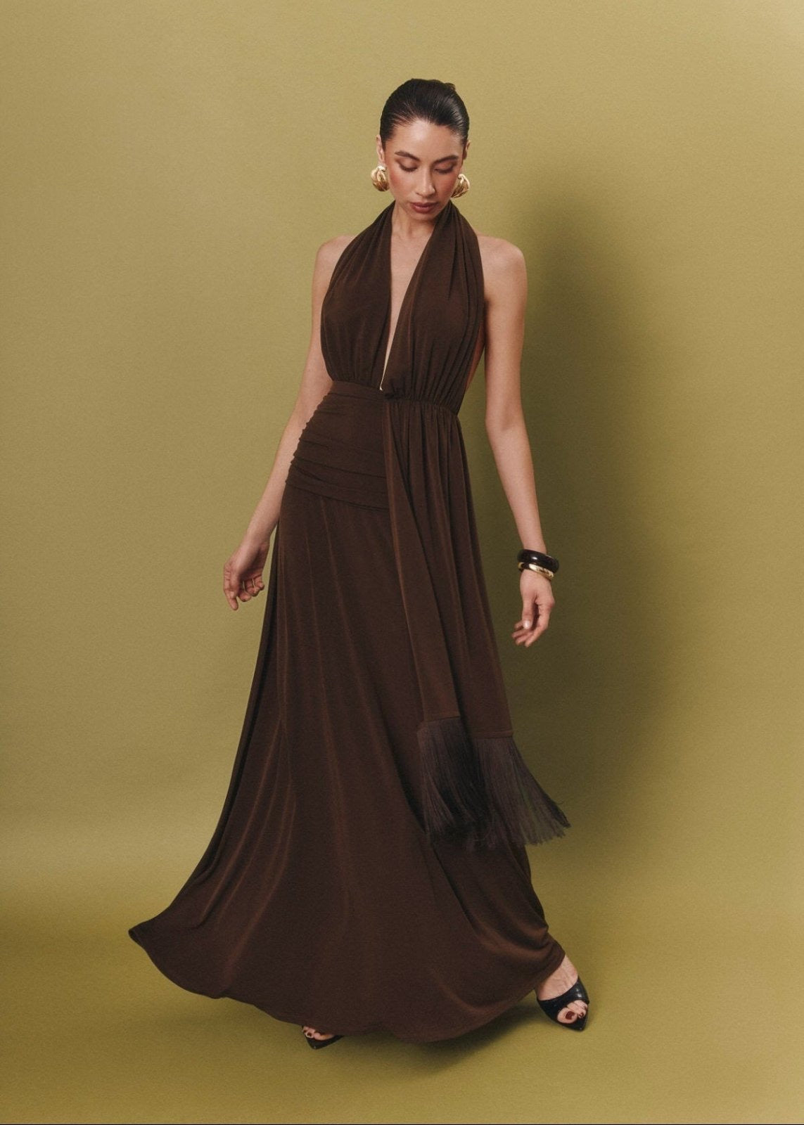 Maxi V Dress