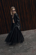 Lumina Leather Skirt