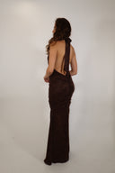 Brown Lace Dress