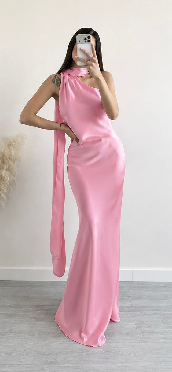 Maxi Satin Dress