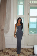 Corset Grey Dress