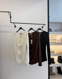 Cowl Neck Long Sleeve Top
