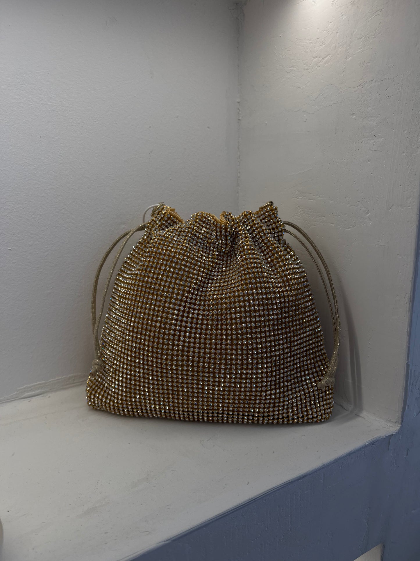 Gold Bag With Diamonds