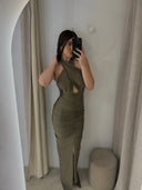 Emilia Maissy Collection Dress Khaki