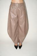 Leather Balloon Pants