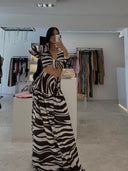 Zebra Kimono Set