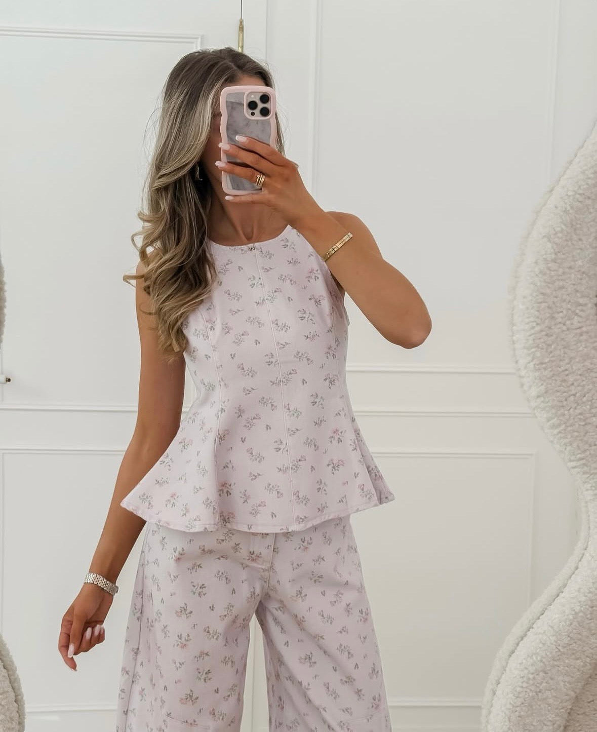 Purple Floral Set